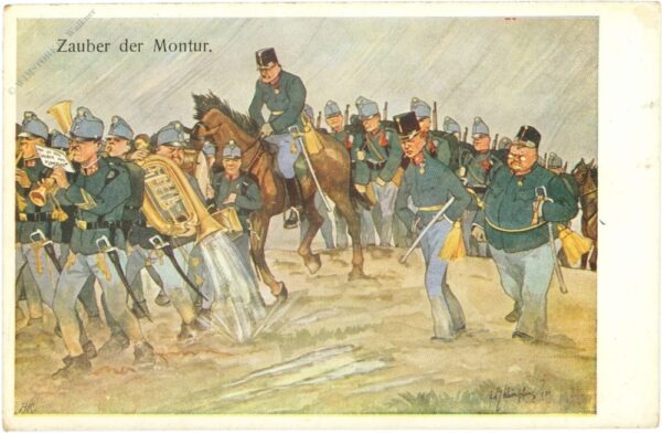 soldaten, zauber der montur