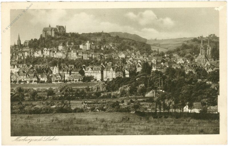 marburg an der lahn, ortsansicht marburg an der lahn, ortsansicht
