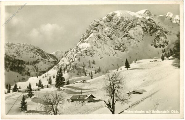 schleching, wuhrsteinalm mit breitenstein