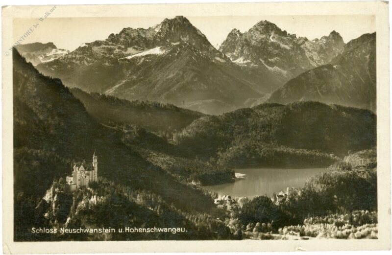 schwangau, schloss neuschwanstein und hohenschwangau schwangau, schloss neuschwanstein und hohenschwangau