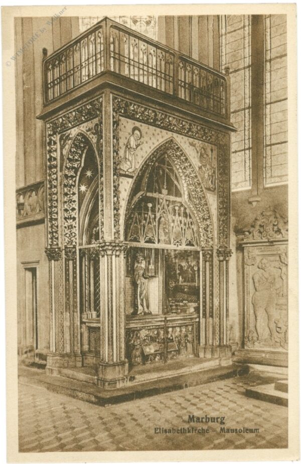 marburg, elisabethkirche, mausoleum