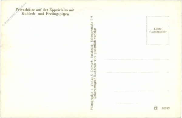 zirl, privathütte auf der eppzirlalm mit kuhloch und freiingspitzen