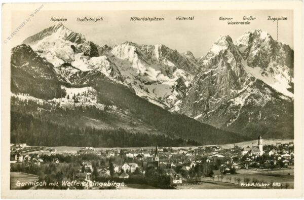 garmisch partenkirchen, mit wettersteingebirge