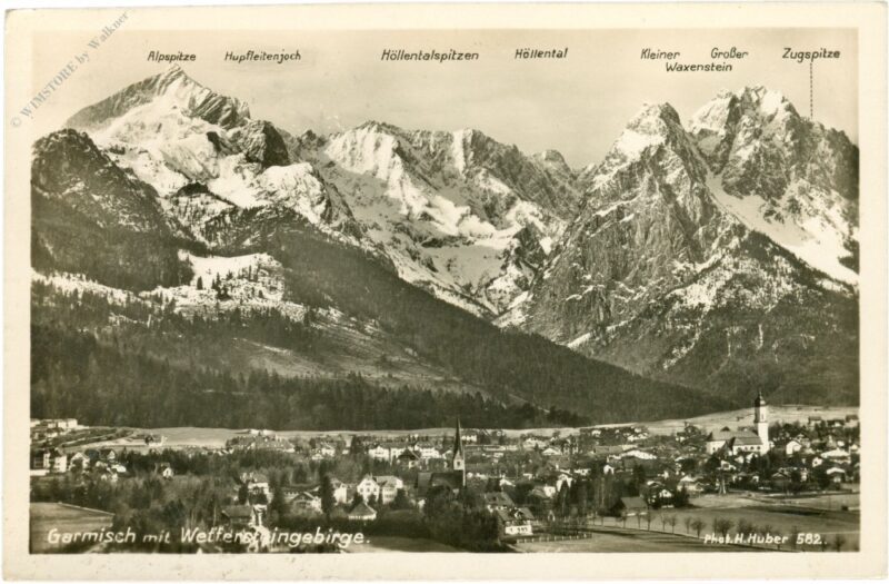 garmisch partenkirchen, mit wettersteingebirge garmisch partenkirchen, mit wettersteingebirge