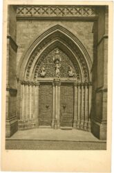 marburg, portal der st. elisabethkirche