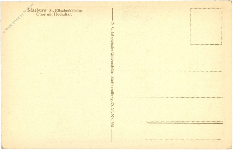marburg, st. elisabethkirche, chor mit hochaltar