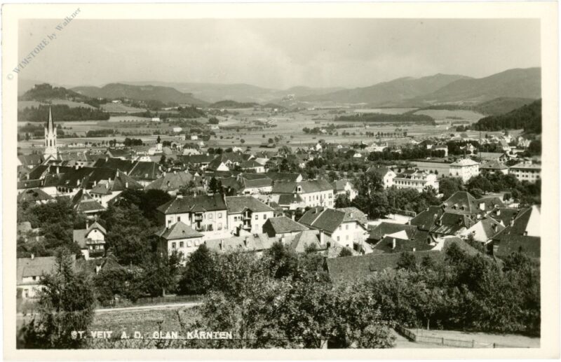 st. veit an der glan, ortsansicht st. veit an der glan, ortsansicht