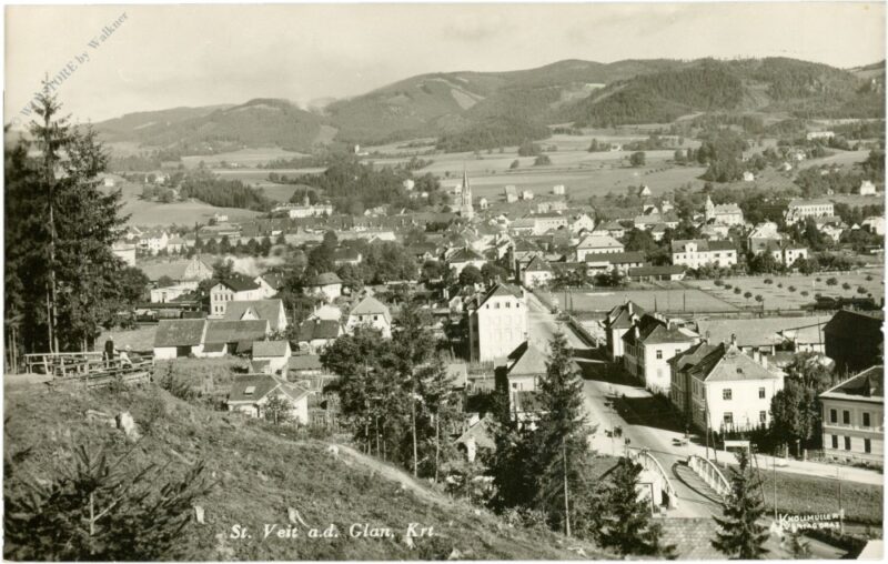 st. veit an der glan, ortsansicht st. veit an der glan, ortsansicht