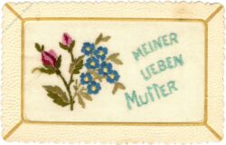 meiner lieben mutter stickbild