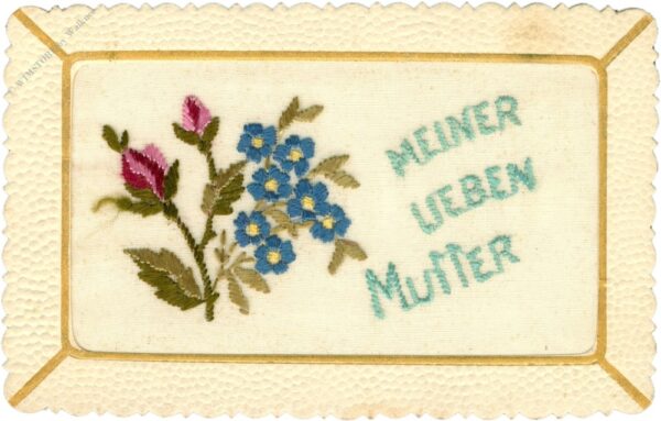 meiner lieben mutter stickbild