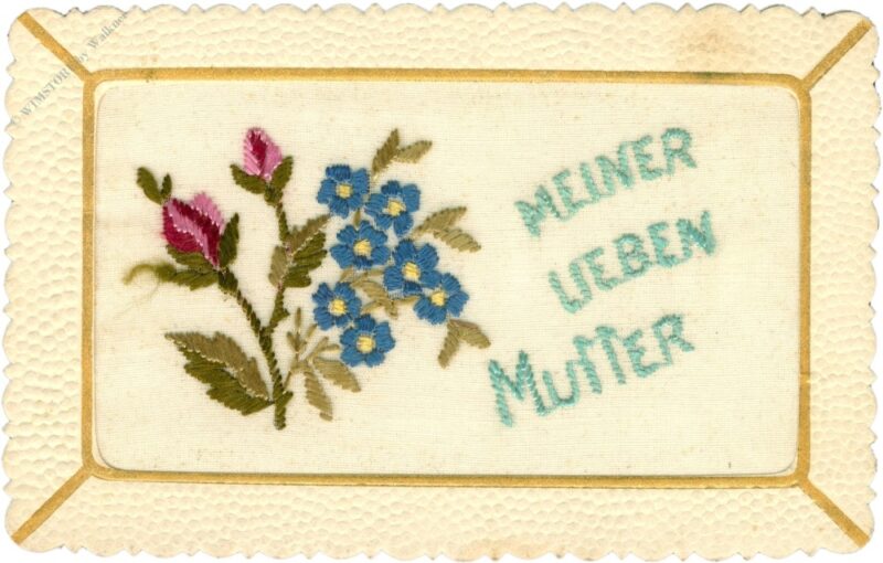 meiner lieben mutter stickbild meiner lieben mutter stickbild