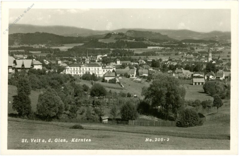 st. veit an der glan, ortsansicht st. veit an der glan, ortsansicht