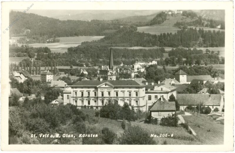 st. veit an der glan, ortsansicht st. veit an der glan, ortsansicht