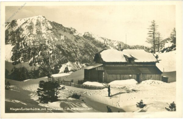 feistritz, klagenfurterhütte mit weinasch in den karawanken