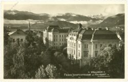 villach, franz josefstrasse mit mangart