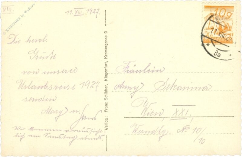 villach, franz josefstrasse mit mangart