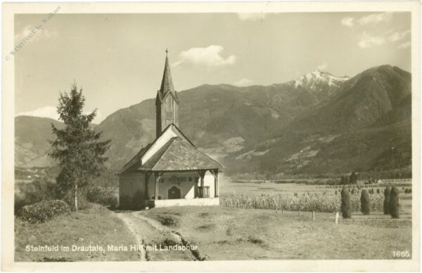 steinfeld im drautal, maria hilf mit landschur