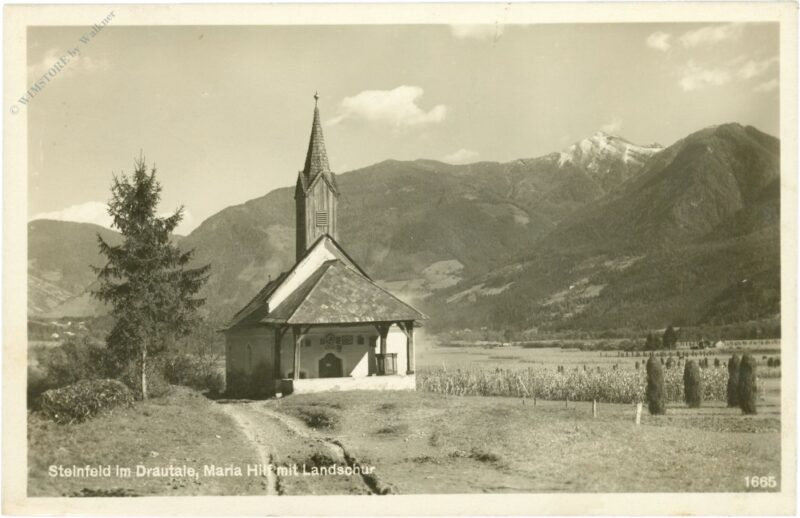 steinfeld im drautal, maria hilf mit landschur steinfeld im drautal, maria hilf mit landschur