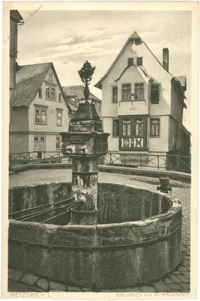 wetzlar, brunnen am kornmarkt wetzlar, brunnen am kornmarkt