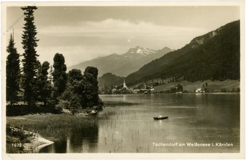 techendorf am weißensee, ansicht techendorf am weißensee, ansicht