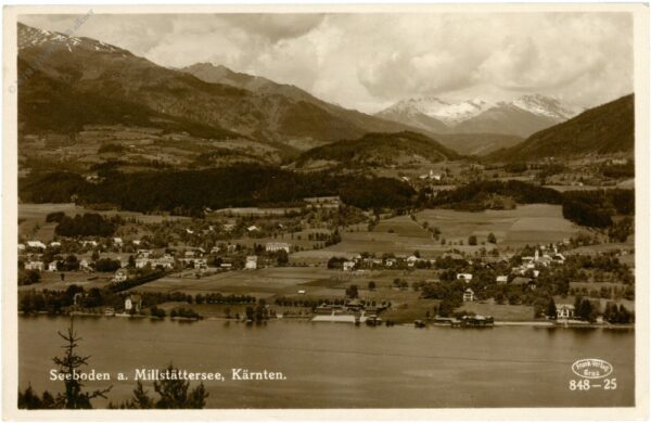 seeboden am millstättersee, ortsansicht