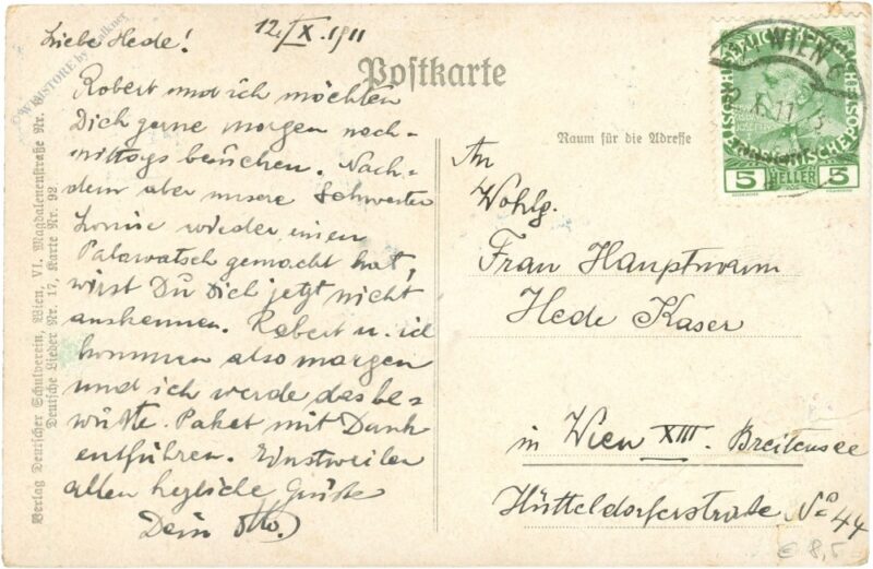 o wonnevolle jugendzeit...
