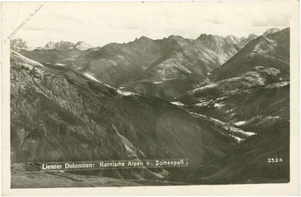 lienzer dolomiten, karnische alpen vom zochenpaß