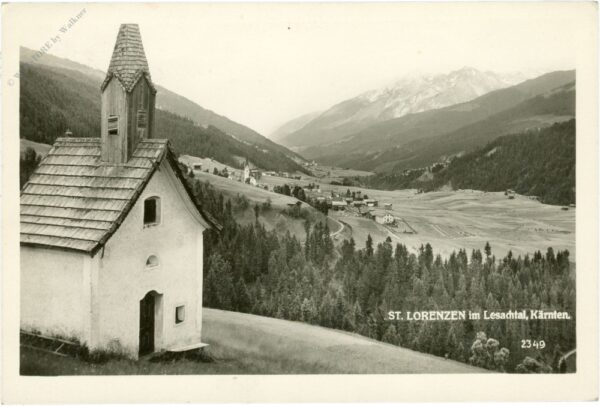 st. lorenzen im lesachtal, ortsansicht
