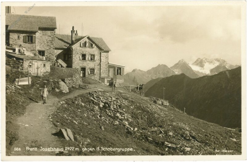 großglockner, franz josef haus gegen die schobergruppe großglockner, franz josef haus gegen die schobergruppe