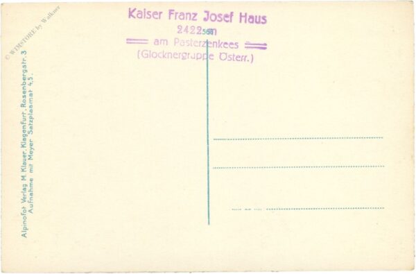großglockner, franz josef haus gegen die schobergruppe