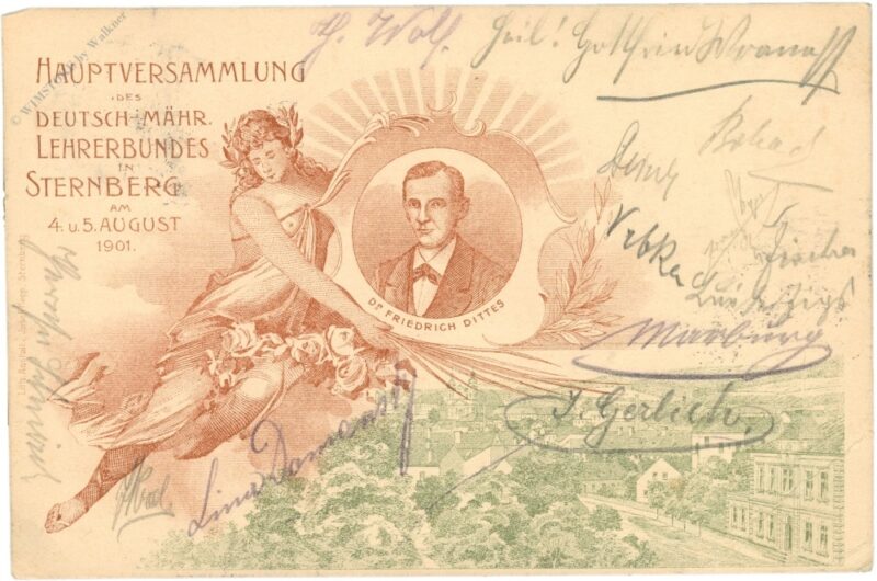 sternberg, hauptversammlung des deutsch mähr. lehrerbundes, august 1901 sternberg, hauptversammlung des deutsch mähr. lehrerbundes, august 1901
