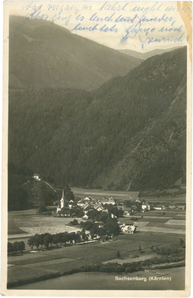 sachsenburg, ortsansicht sachsenburg, ortsansicht