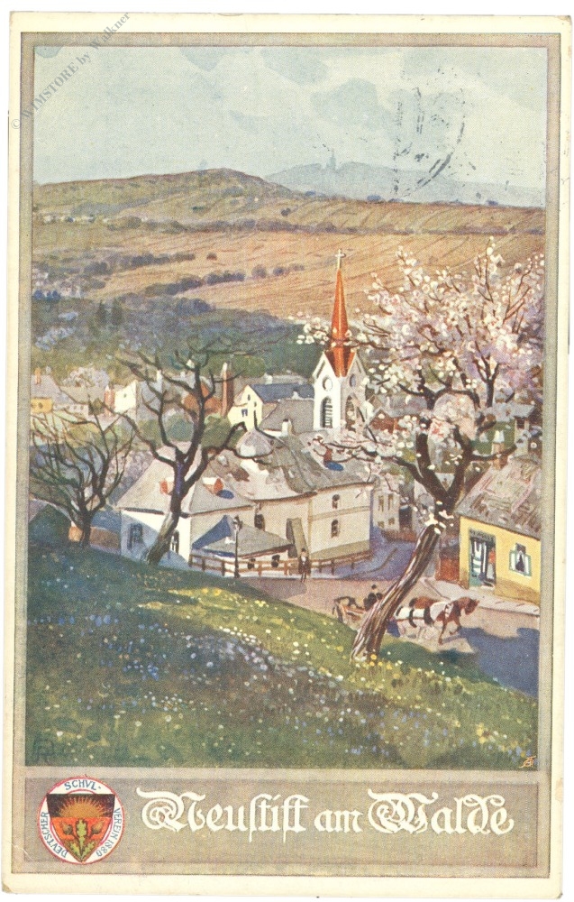 neustift am walde, ortsansicht neustift am walde, ortsansicht