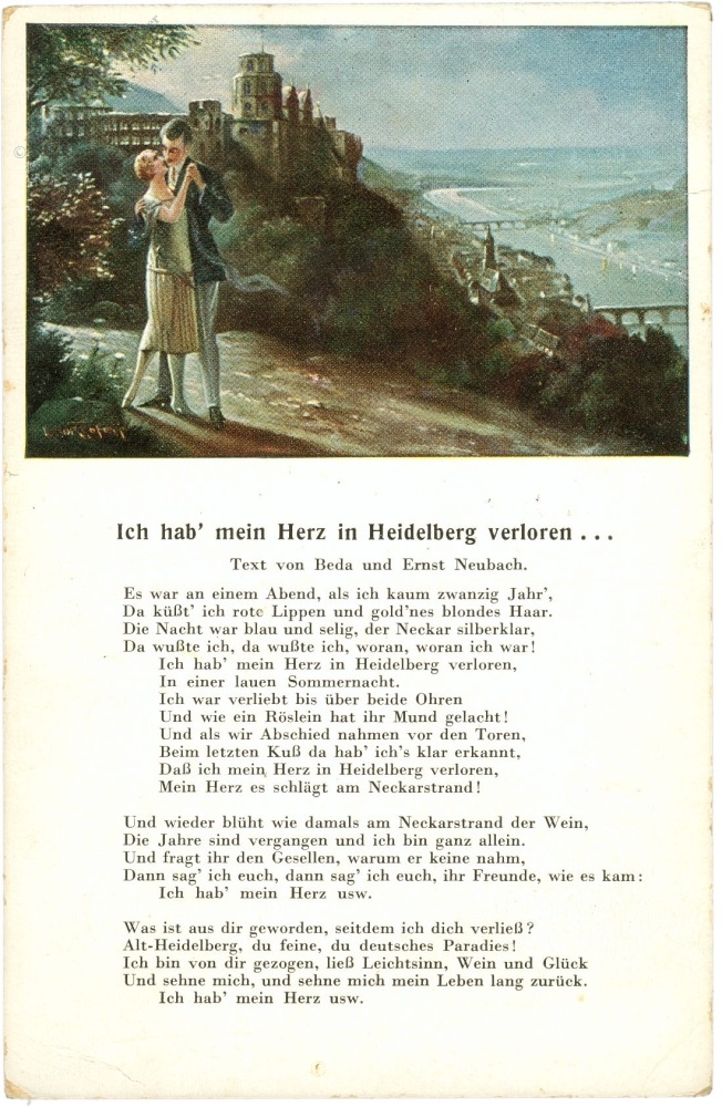 ich hab mein herz in heidelberg verloren... ich hab mein herz in heidelberg verloren...