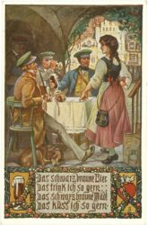 das schwarzbraune bier ...