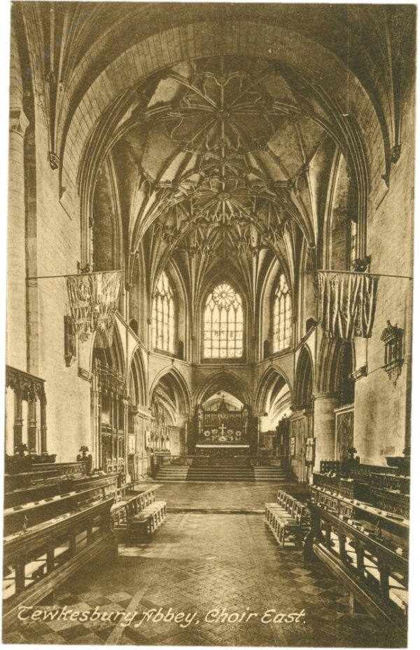 tewkesbury abbey, choir east
