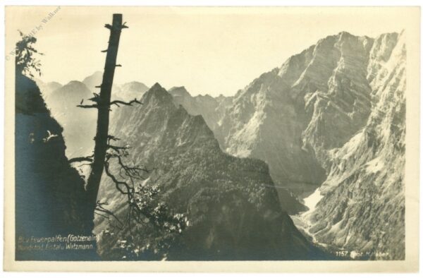 berchtesgaden, gotzenalm mit watzmann