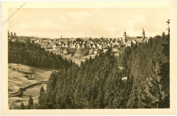 freudenstadt im schwarzwald, ortsansicht