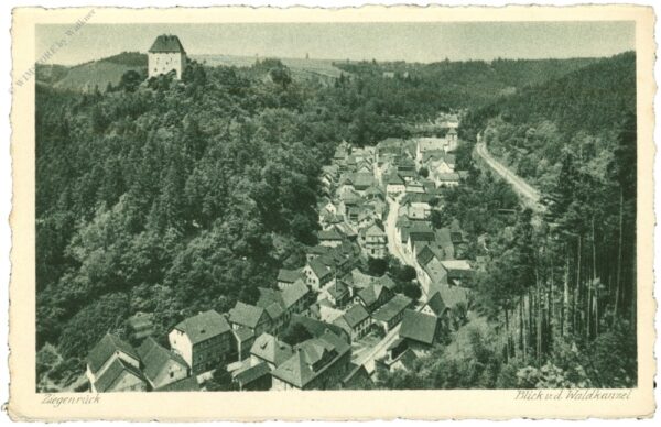 ziegenrück, blick v.d. waldkanzel