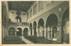 düsseldorf, hamm., pfarrkirche, blick vom chor