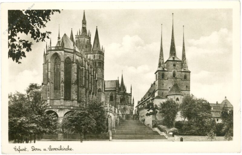 erfurt, dom und severikirche erfurt, dom und severikirche