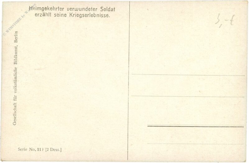 soldaten, heimgekehrter verwundeter soldat erzählt seine kriegserlebnisse