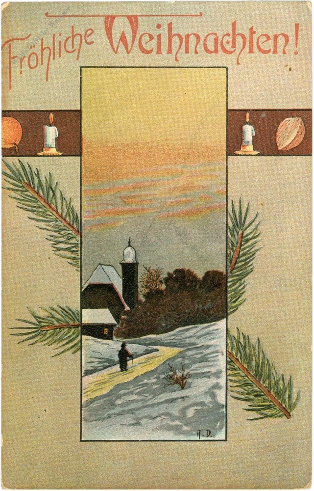 weihnachten, verschneite landschaft weihnachten, verschneite landschaft
