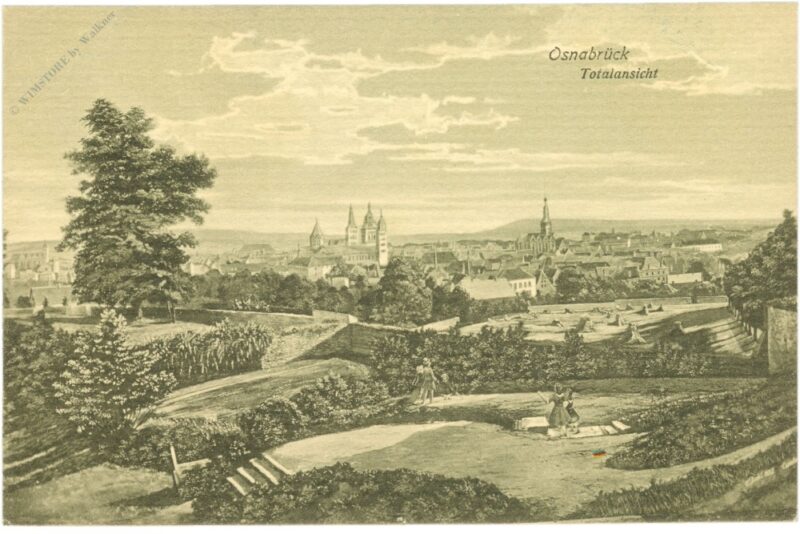 osnabrück, totalansicht osnabrück, totalansicht