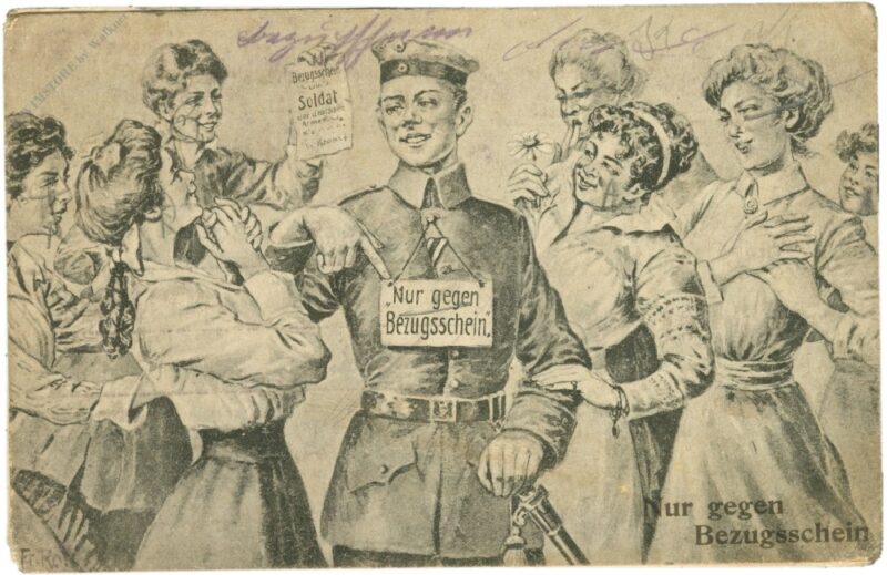 soldaten, nur gegen bezugsschein! soldaten, nur gegen bezugsschein!