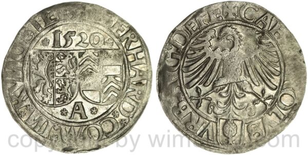 augsburg, eberhard iv. 1520 1533, batzen 1520, silber, ss