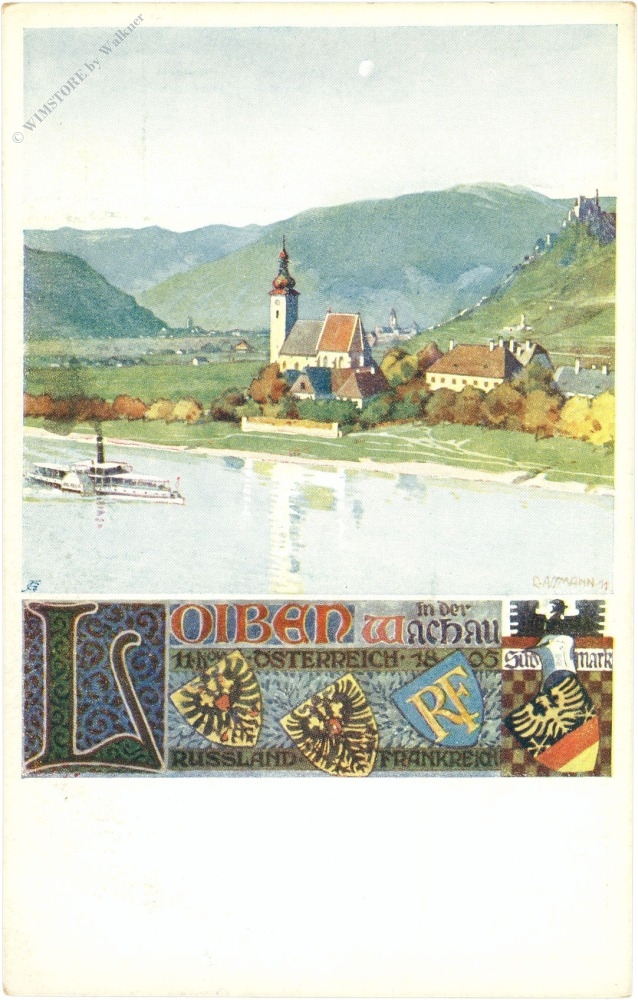 loiben in der wachau, ansicht loiben in der wachau, ansicht