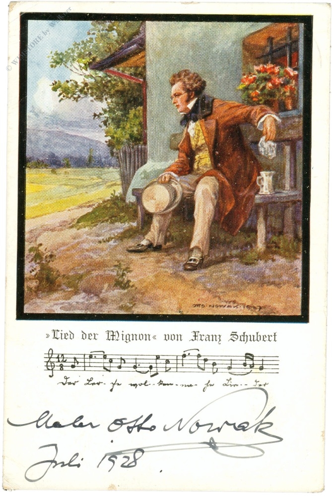 schubert, franz: lied der mignon schubert, franz: lied der mignon