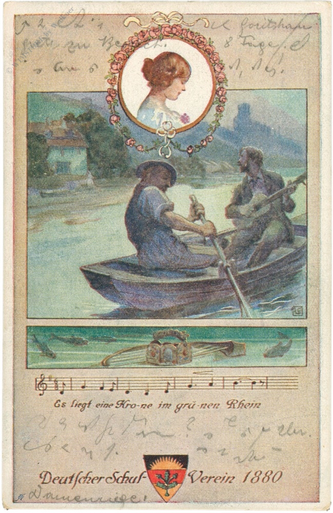 es liegt eine krone im grünen rhein... es liegt eine krone im grünen rhein...