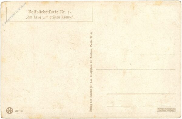 im krug zum grünen kranz...